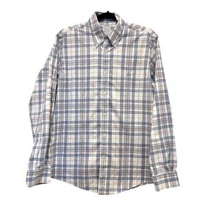 Brooks Brothers Men’s Button-Down Regent Fit Plaid Dress Shirt Size M